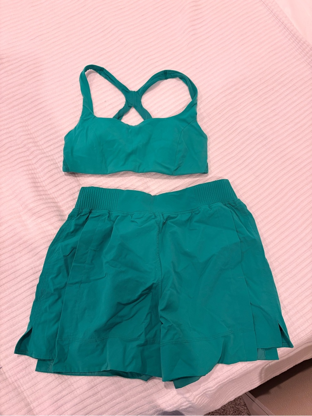 Lululemon: Athletic Sports Bra and Shorts Set